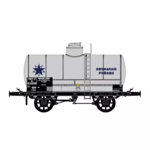 Wagon citerne OCEM sans passerelle gris DESMARAIS FRERES - LS Models 30455 - HO 1/87 - SNCF - Ep IIIa - 2R