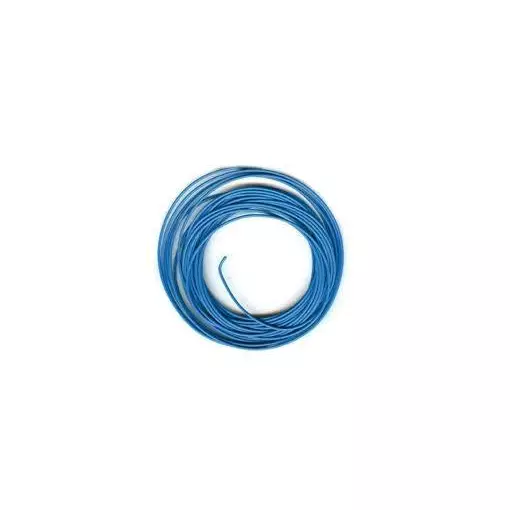 Cable azul cuadrado de 0,2 mm, longitud: 7 metros