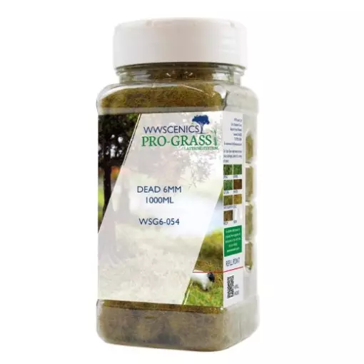 Fibres herbe - WWScenics WSG6-054 - 6mm - 1000ml