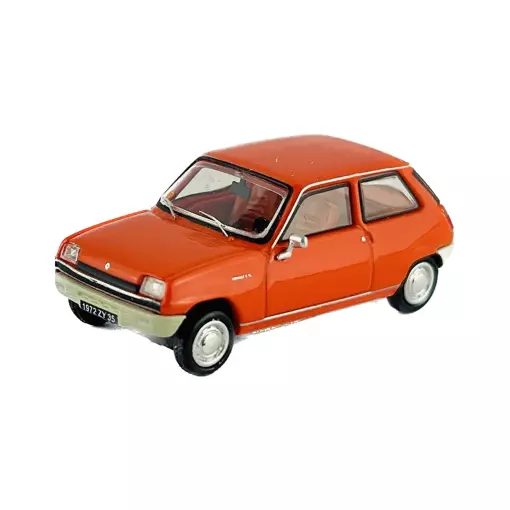  Voiture Renault 5 TL 1972 ORANGE REE MODELES CB 140 - HO 1/87