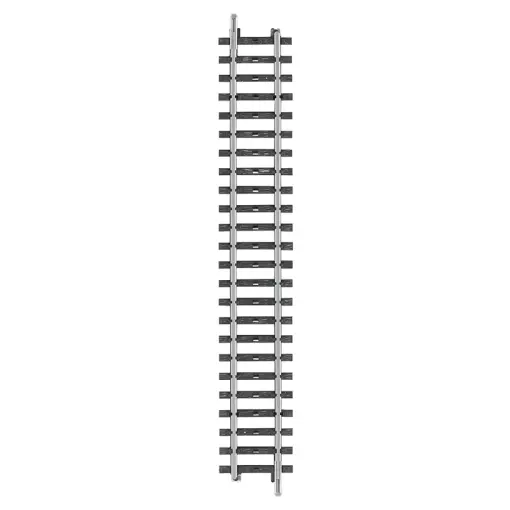 Rail droit non ballasté - Marklin 2207 - HO 1/87 - Code 83 - Voie K - Longueur 156 mm - 3R