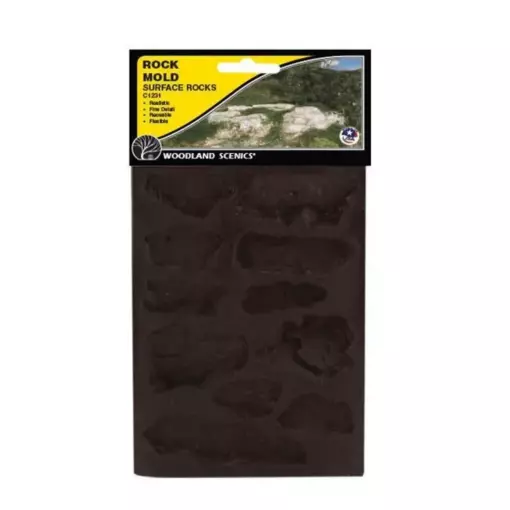 Woodland Scenics C1231 stampo flessibile per rocce - Tutte le scale