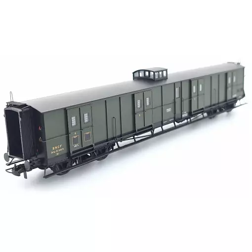 Fourgon à bogie ex-PLM - Vert Sans Feux - REE MODELES VB349 - HO 1/87 - EP III