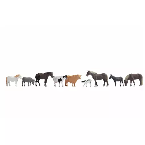 Farm animals / 9 figures