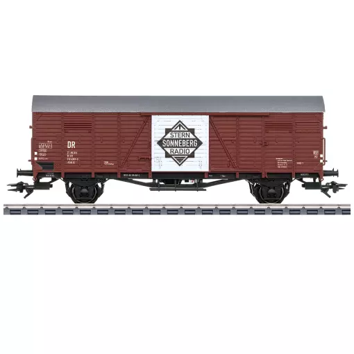 Wagon couvert 2 essieux, Gbkl, "Stern Sonneberg Radio" - Märklin 46152 - HO 1/87 - DR - Ep IV - 3R