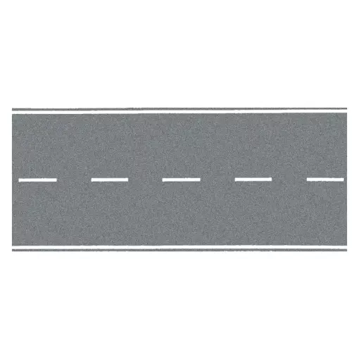 Foglio stradale flessibile grigio chiaro Noch 34203 - N 1/160 - 1000 x 40 mm
