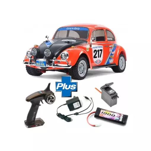 Voiture électrique - Volkswagen Beetle Rally en KIT - Tamiya 58650L - 1/10