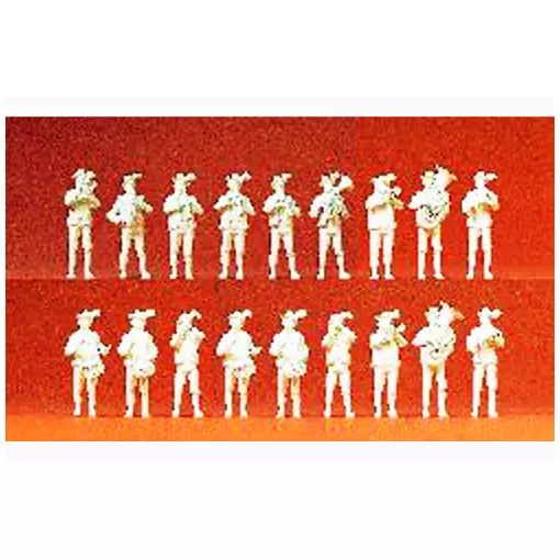 Bavarian brass band 18 characters to paint