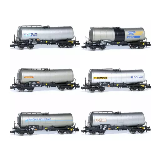 Lot 6 wagons-citernes SNCF | Arnold HN6397 - SNCF - N 1/160 - EP IV-V