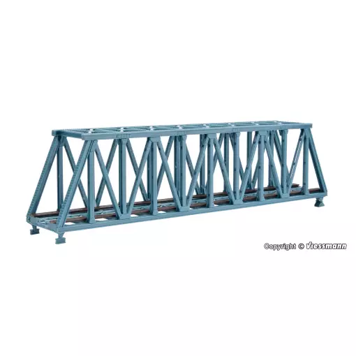 VOLLMER 47801 Kastenbrücke aus Stahl - N 1/160 - 225 x 38 x 61 mm