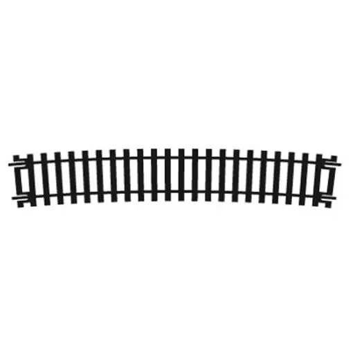 Rail courbe grand rayon 852mm de rayon 11.25° (32 voies au cercle)