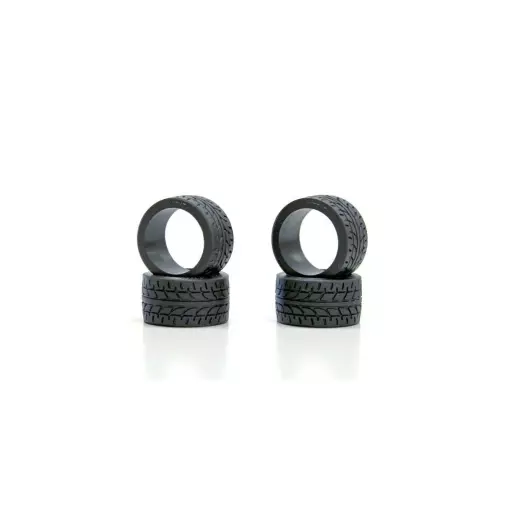 Pneus radiaux Mini-Z racing x4 - Kyosho K.MZW38-20B