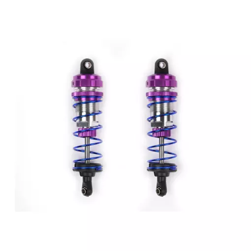 Paire amortisseurs alu anodisé Violet pour buggy 1/10 - T2M T422550P