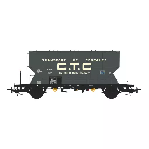 Wagon céréalier CTC - Sudexpress SUD933206 - HO 1/87 - SNCF - EP III - 2R