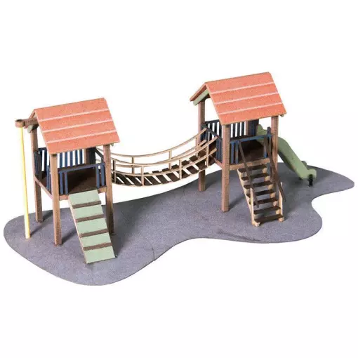 Adventure playground - LaserCut - NOCH 14367 - HO 1/87 - 110x37x45mm