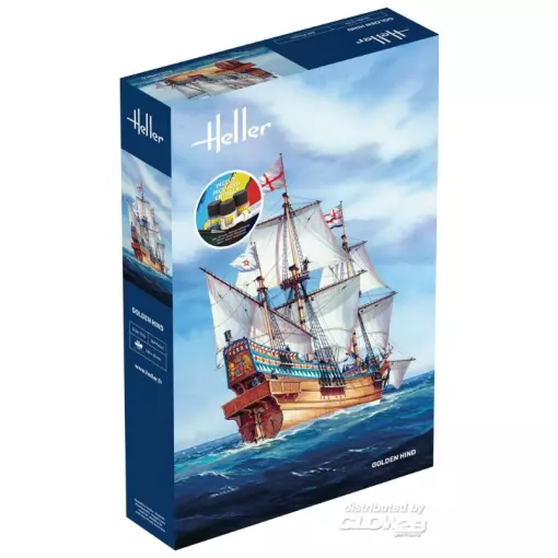 Kit De Démarrage Golden Hind - Heller 56829 - 1/96