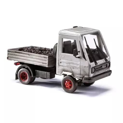 Multicar-Lastwagen mit Kohleladung Busch 42231 - HO 1/87