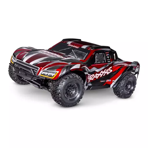 Kort parcours - Maxx Slash 4x4 brushless 6S - Traxxas 102076-4-RED - 1/8