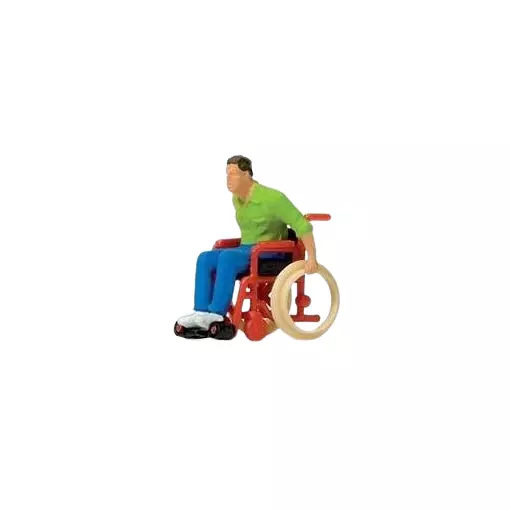 Homme en fauteuil roulant PREISER 28164 - HO 1/87