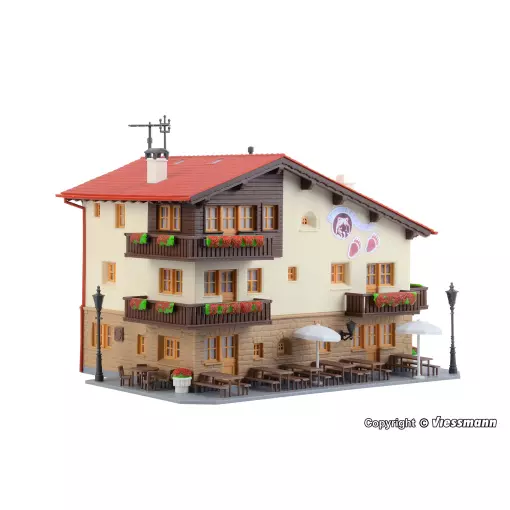 Hôtel Baren - 180x140x120mm - Kibri 38827 - HO 1/87 