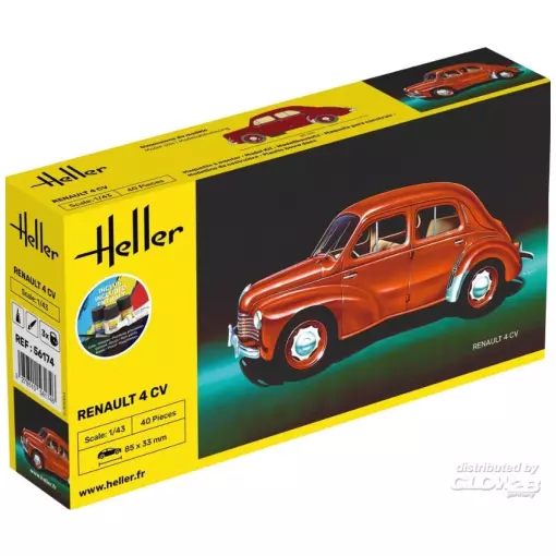 Renault 4 CV - HELLER 56174 - 1/43