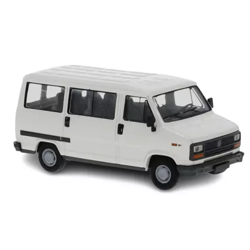 Minibús Fiat Ducato I blanco BREKINA 34900 - HO 1/87 - Autobús