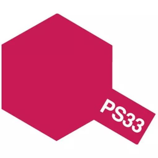 PS-33 Rouge Cerise – Finition Éclatante pour Carrosseries en Lexan - TAMIYA 86033 - 100ML