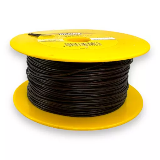 Câble électrique section de 0.14 mm² - BRAWA 3116 - Marron