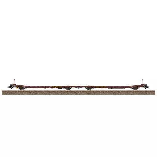 Coffret de wagons plats Laads 800B - Trix T24429 - HO 1/87 - EP. V - 2R