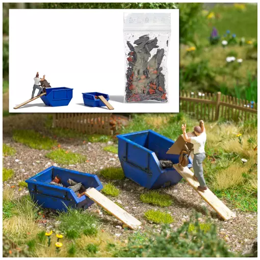 Scénette | Scène de nettoyage - BUSCH 7939 - HO 1/87