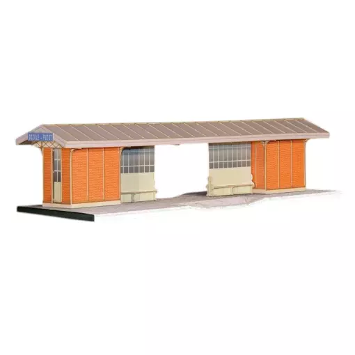 Abri de Quai Double OUEST (Dozulé-Putôt) - Régions et Compagnies GAR204 - HO 1/87 