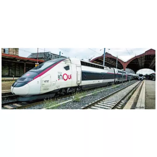 TGV Euroduplex, InOui, 5 éléments - Kato 10-2131 - N 1/160 - SNCF - Ep VI - Analogique - 2R