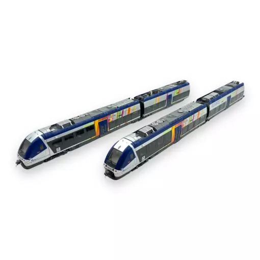 Autorail bimode AGC B 82783/82784 TER Alsace - LS Models 10393 - HO 1/87 - SNCF - Ep VI - Analogique - 2R