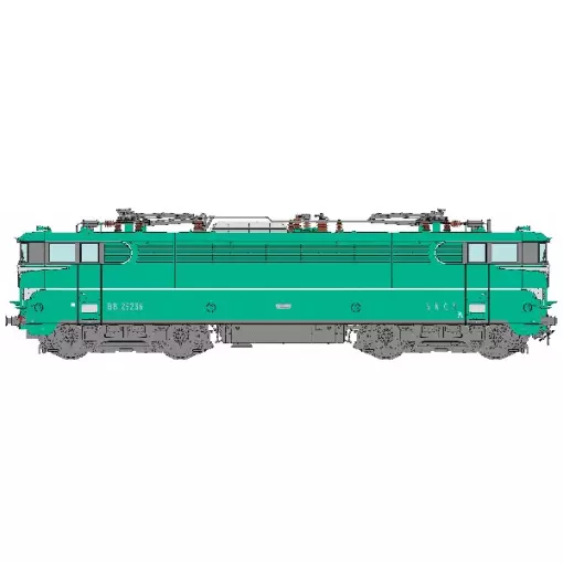 Locomotive électrique BB 25236 - REE MB252 - SNCF - HO 1/87 - EP IV-V - 2R - ANALOGIQUE