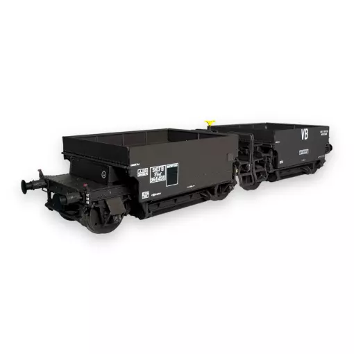 Wagon couplage ballast Montchanin - R37 43105 - HO 1/87 - SNCF - EP IIIb