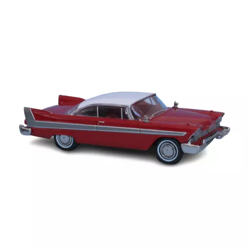 Plymouth Fury Auto - Rot und Weiß - BREKINA 19675 - HO: 1/87