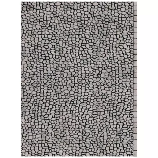 Vollmer card 46056 - HO 1/87 - Pebble wall or floor