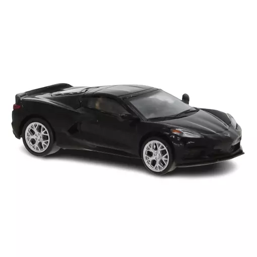 Black Chevrolet Corvette C8, PCX 870208 - HO 1/87