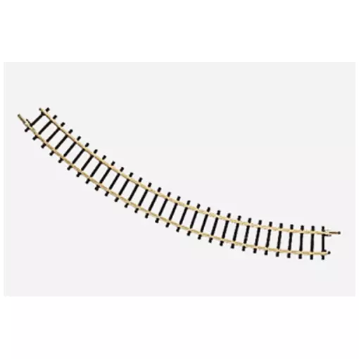 Rail courbe rayon 145mm 45°