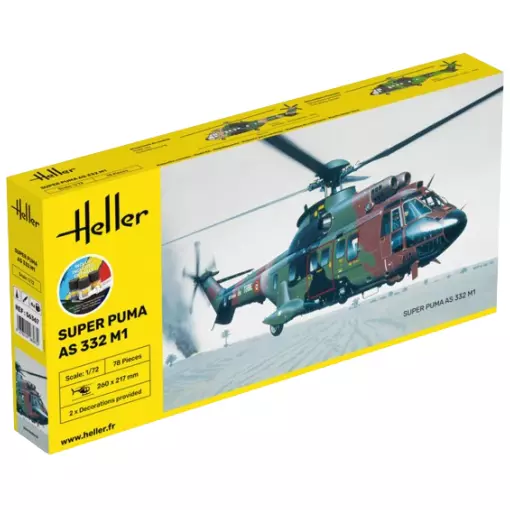 Starter Kit Super Puma AS 332 M0 - Heller 56367 - 1/72