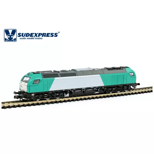 Locomotive diesel-électrique Vossloh Euro4000 - Sudexpress SREM005N - N 1/160 - RENFE - EP VI - 2R - Analogique