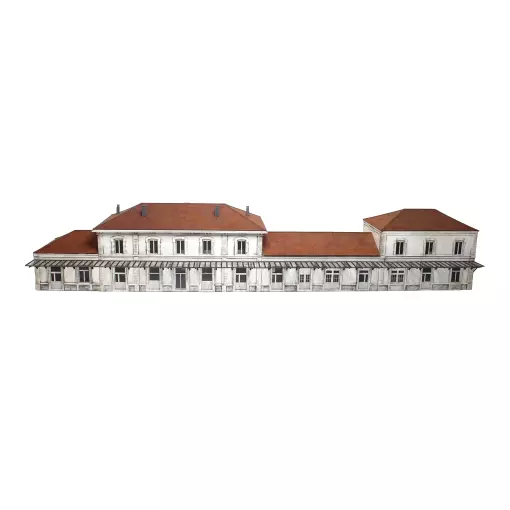 Station Saint-Claude 1e klas "PLM" - Modelspoorweghout 101022 - HO 1/87