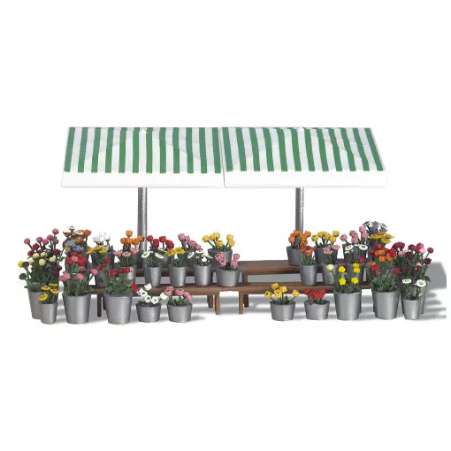 Flower stall HO 1/87