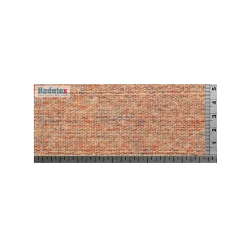 Decoratieve plaquette - Redutex 087LV122 - HO / OO - Eenvoudige oude baksteen