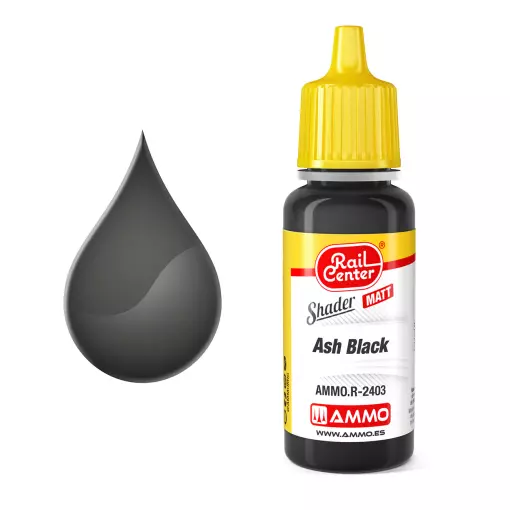 Peinture d'ombrage mate cendre noire - Ammo 4602403