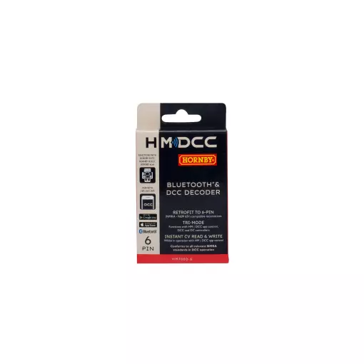 Décodeur HM7000-6 - Bluetooth et DCC - Hornby HOR7321 - 6 Broches