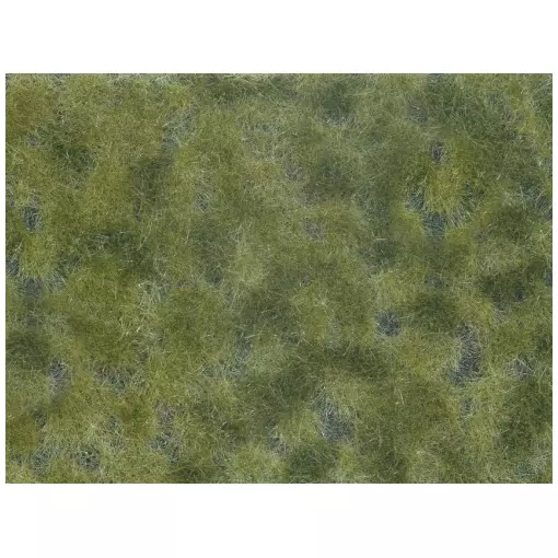 Feuille/tapis herbe 120 x 180 mm vert olive NOCH 07251 - HO 1/87 - Détaillé