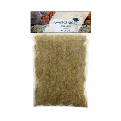 Fibres herbe morte - WWScenics WSG4-049 - 4 mm - 100 g