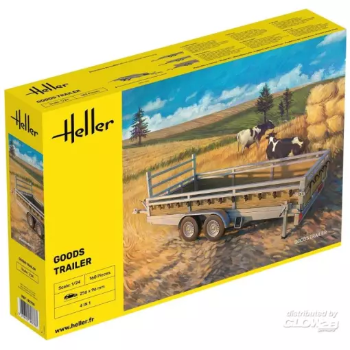 Goods Trailer - HELLER 80778 - 1/24 