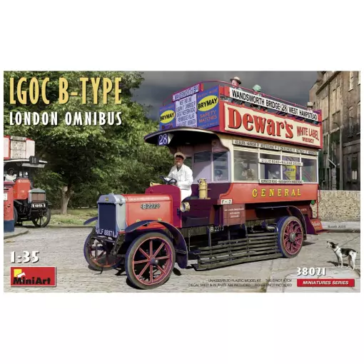 Omnibus de Londres type B LGOC - Carson 550038021 - 1/35 